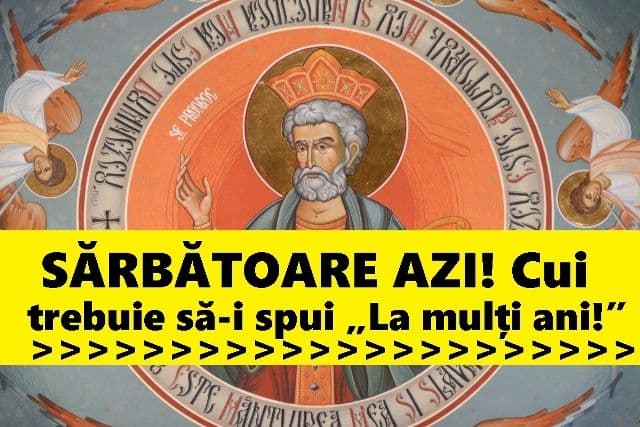 Un mare sfânt este sărbătorit astăzi. Mulți copii îi poartă numele!