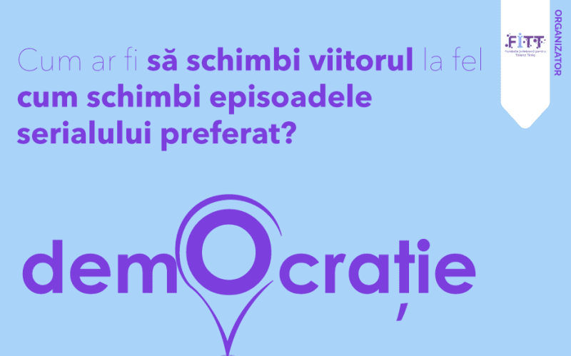 Tineri în dialog pentru crearea unui spațiu pentru democrație și participare