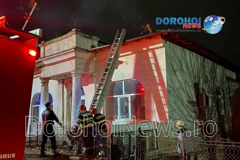 Incendiu la Dorohoi! Un coș de fum necurățat putea genera o tragedie – FOTO
