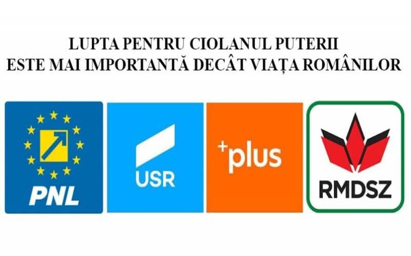 PNL și USR, pierzătorii alegerilor parlamentare, asemeni clanurilor de interlopi își împart funcții și teritorii, fără să le pese de pandemie și econo