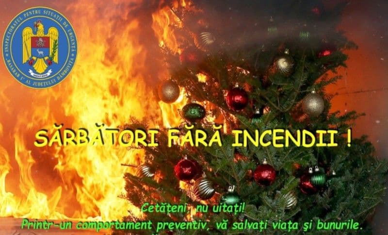 Măsuri de siguranță la împodobirea bradului