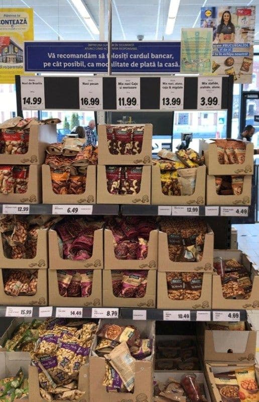 Afisaj magazin Lidl case de marcat (2)