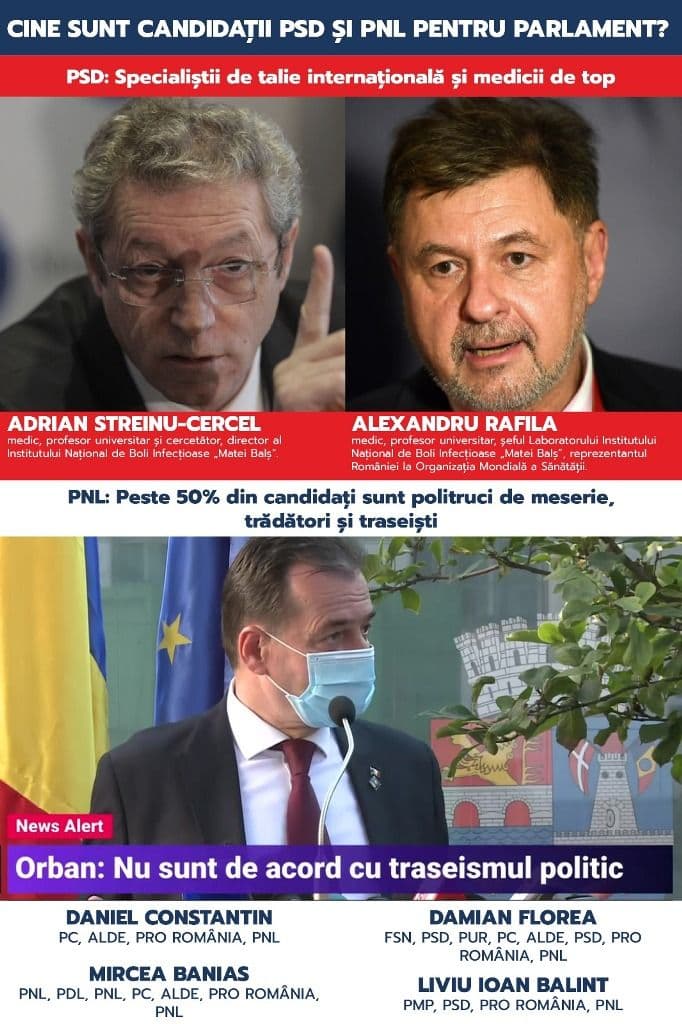 candidati PSD versus PNL