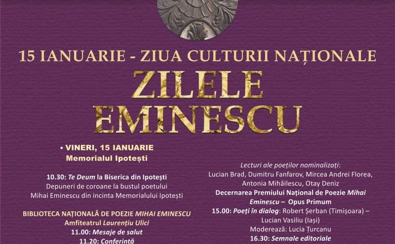 Zilele Eminescu la Memorialul Ipotești