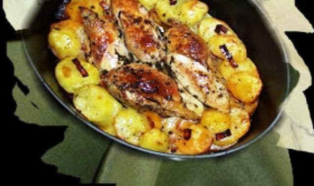 Piept de pui umplut