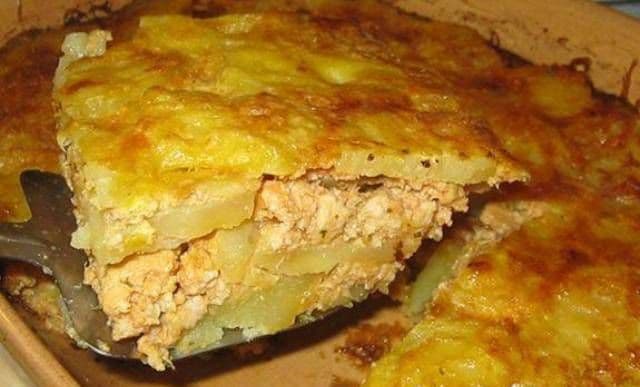 Musaca de cartofi cu carne