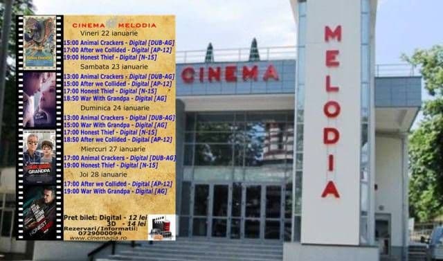 Vezi ce filme vor rula la Cinema „MELODIA” Dorohoi, în săptămâna 22 – 28 ianuarie – FOTO