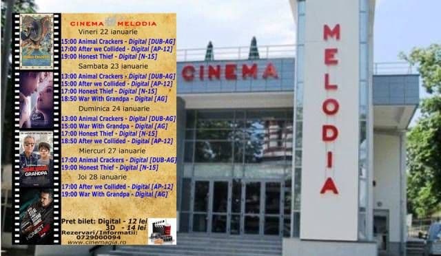 Vezi ce filme vor rula la Cinema „MELODIA” Dorohoi, în săptămâna 12 – 18 februarie – FOTO