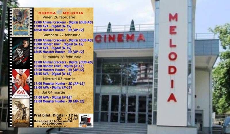 Vezi ce filme vor rula la Cinema „MELODIA” Dorohoi, în săptămâna 26 februarie – 4 martie – FOTO