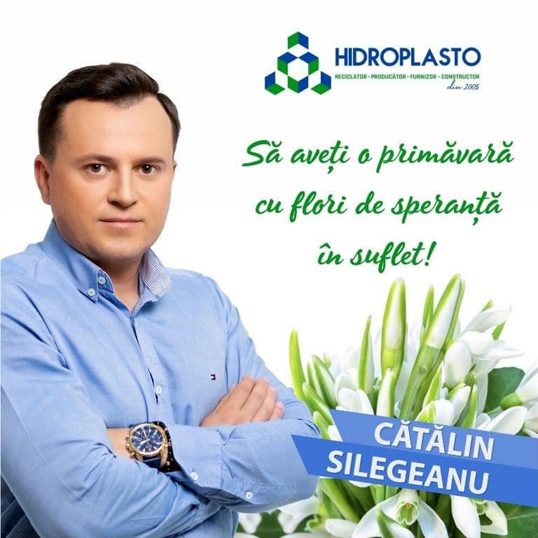 Cătălin Silegeanu: „O primăvara frumoasă vă doresc!”