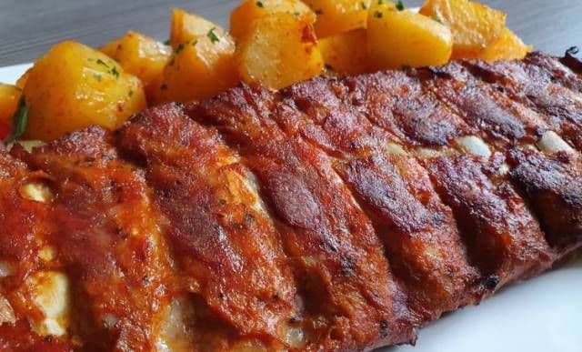 Coaste de porc la cuptor