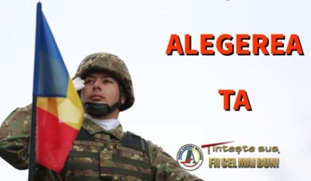 Fii cel mai bun! Alege o carieră plină de satisfacții - cariera militară!