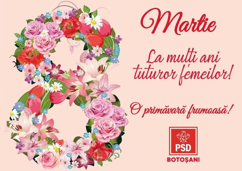 Organizaţia Femeilor Social Democrate din Botoșani - Un 8 Martie altfel - FOTO