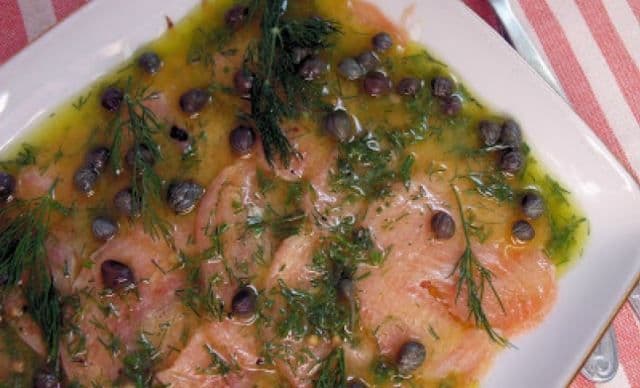 Carpaccio de somon