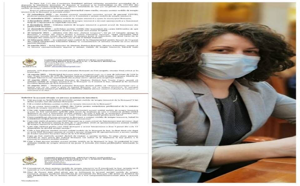 Alexandra Huțu, PSD: „Cum e posibil ca în România secolului 21, la Botoșani să avem oameni care efectiv mor cu zile, din cauza unei găuri în acoperișu