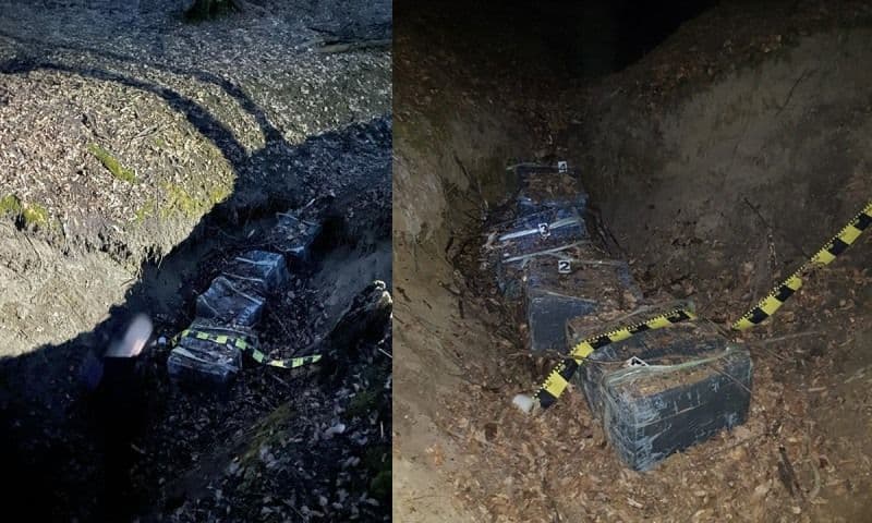 Ţigarete de contrabandă de peste 70.000 de lei, descoperite de polițiștii de frontieră 