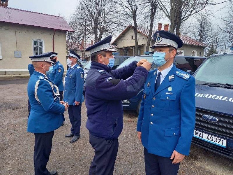 Recompense acordate jandarmilor botoșăneni cu ocazia Zilei Jandarmeriei Române - FOTO