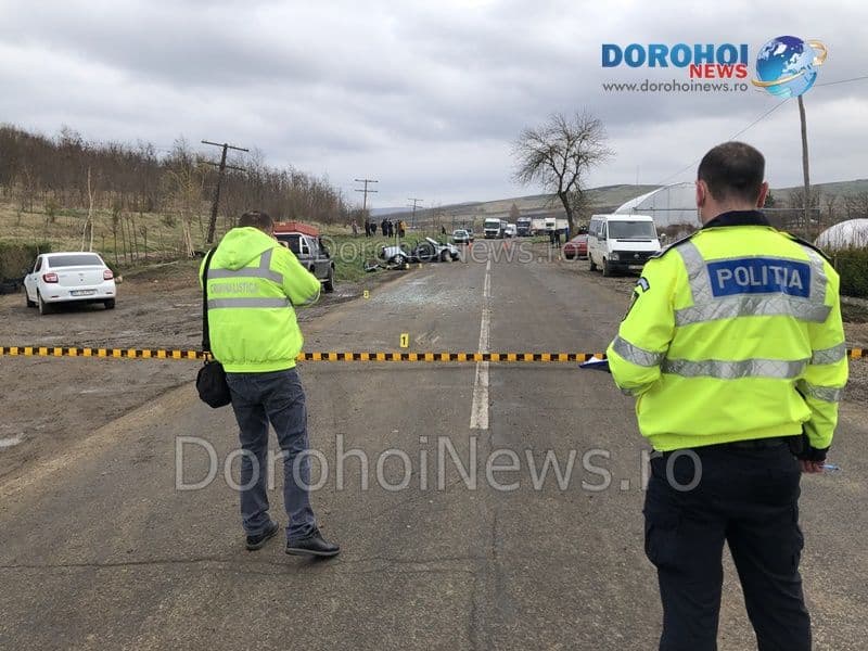 Concluzii ale polițiștilor după tragicul accident produs la ieșirea din Dorohoi