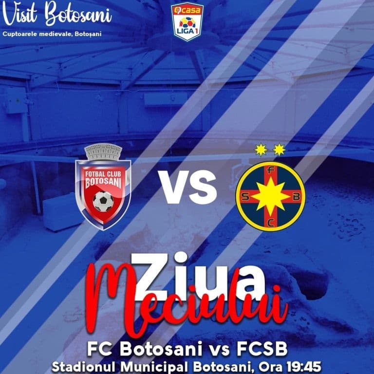 Duel important disputat astăzi între FC Botoșani și FCSB