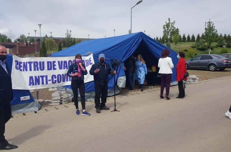 BOTOȘANI: Vaccinare drive-thru în Cornișa – FOTO