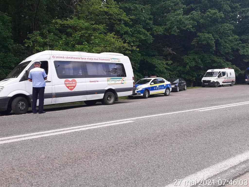 Acţiune pentru verificarea legalităţii transportului de persoane și de mărfuri - FOTO