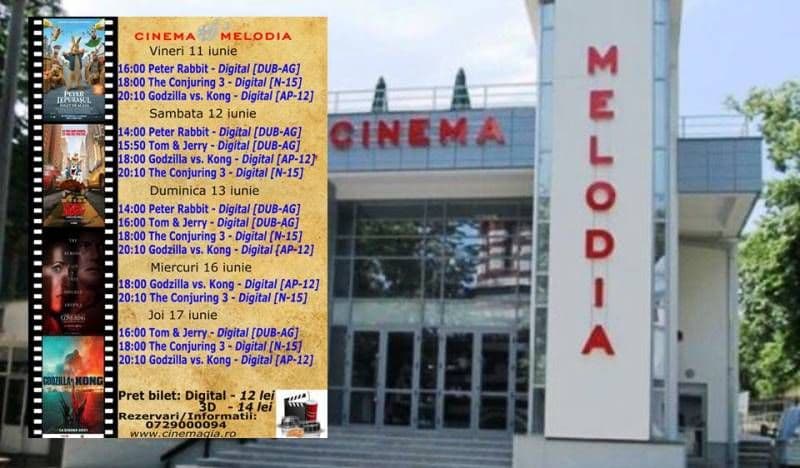 Vezi ce filme vor rula la Cinema „MELODIA” Dorohoi, în săptămâna 11 – 17 iunie – FOTO