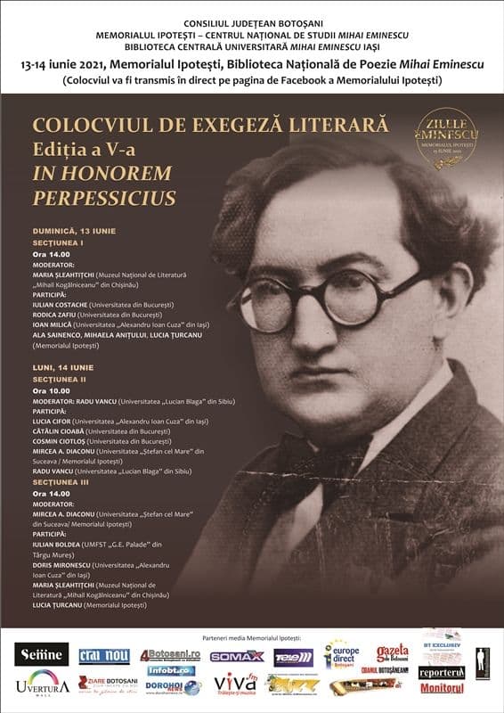 Colocviul de exegeză literară. Ediția a V-a. În honorem Perpessicius