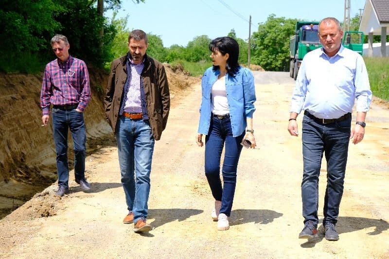 Lucrări de modernizare pe drumurile județene - FOTO