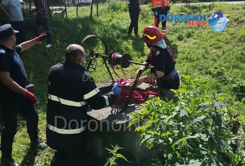 Tragic! O femeie din comuna Suharău a fost găsită decedată într-o fântână - FOTO