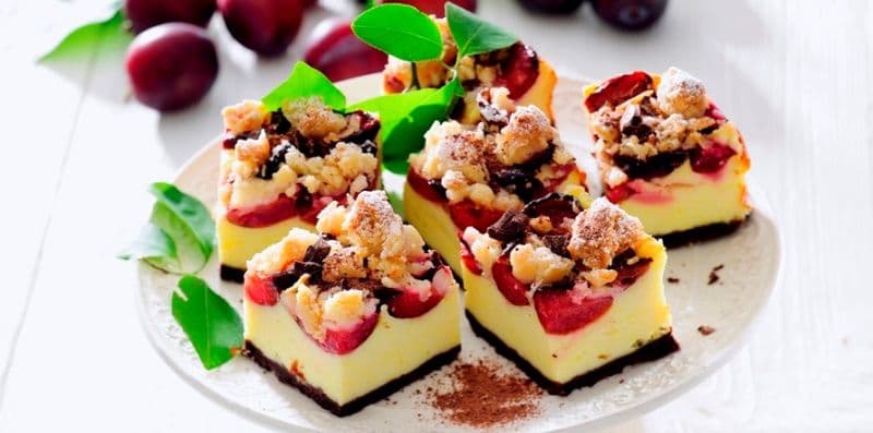 Cheesecake cu prune