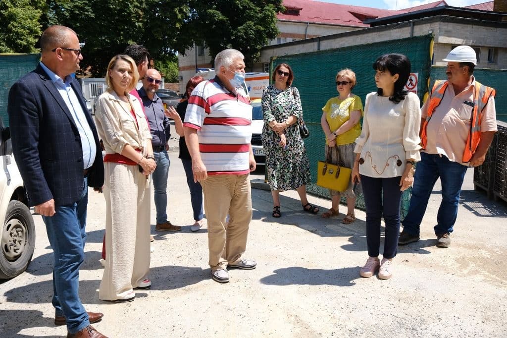 Ritm susținut pentru lucrările de modernizare a Unității de Primiri Urgențe - FOTO