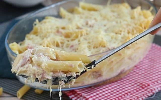 Penne gratinate