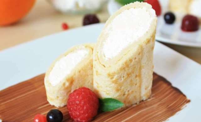 Clătite cu cremă de mascarpone
