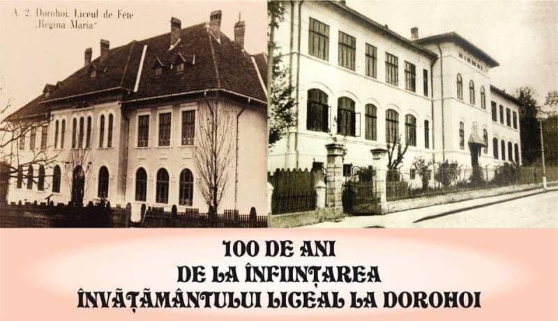 100 de ani de la înființarea învățământului liceal la Dorohoi