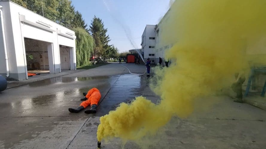 Desfășurare impresionantă de forțe la exercițiul ISU. Mai multe persoane surprinse de o explozie produsă la stația de biogaz din Dorohoi – FOTO