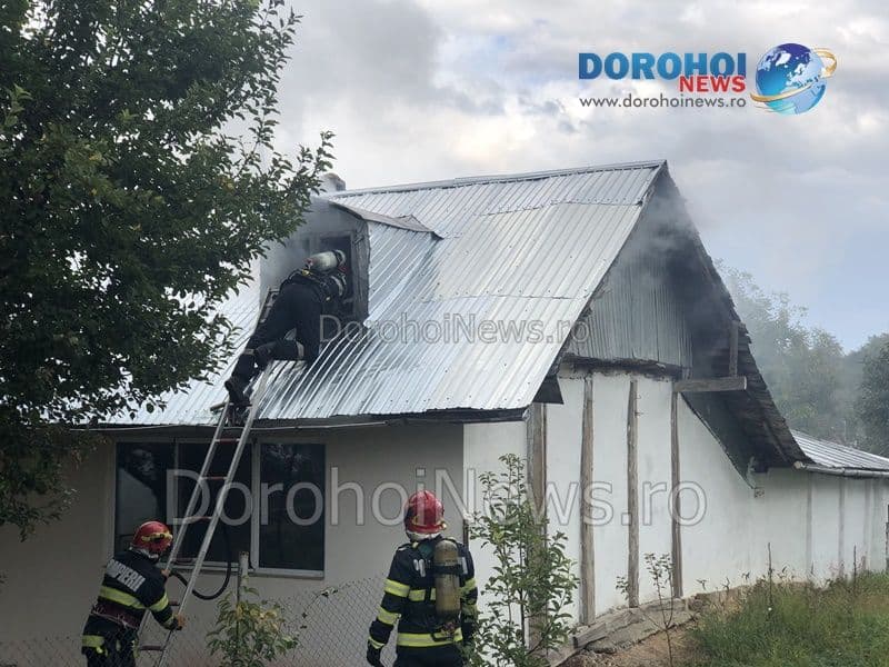 Incendiu la Dorohoi! O acțiune iresponsabilă putea genera o tragedie – FOTO