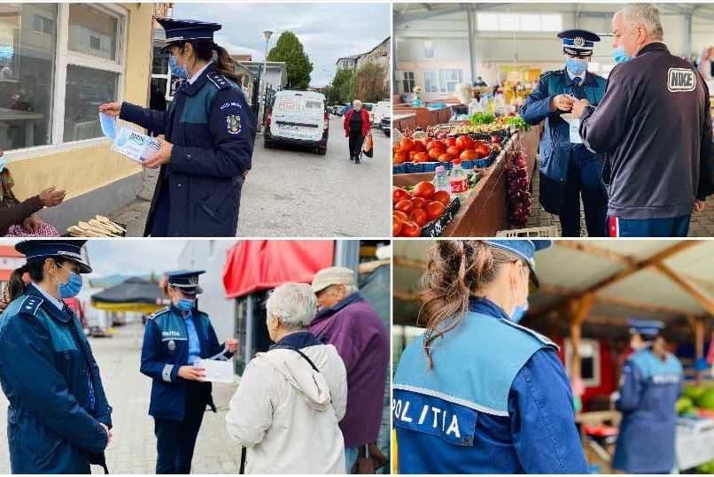 Acțiuni a IPJ Botoșani de informare și prevenire a cetățenilor în contextul prevenirii infectării cu virusul Sars-Cov-2