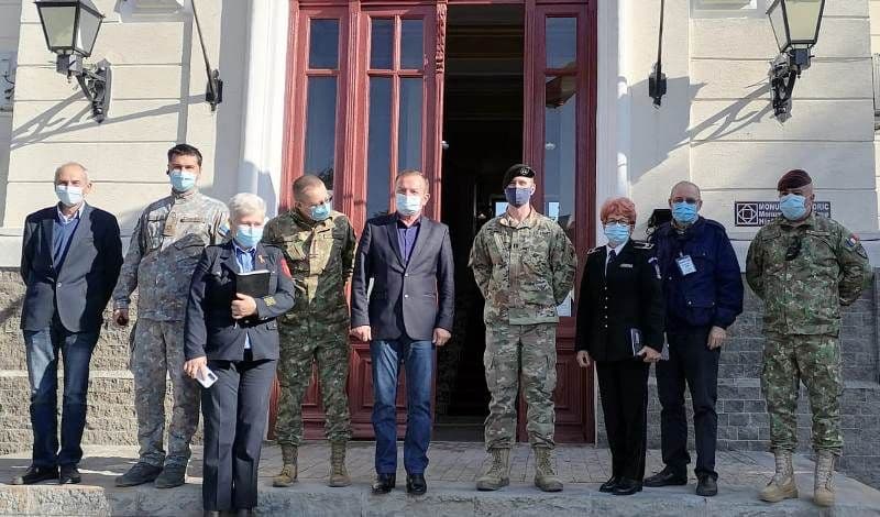 Delegație militară româno-americană în vizită la Dorohoi - FOTO