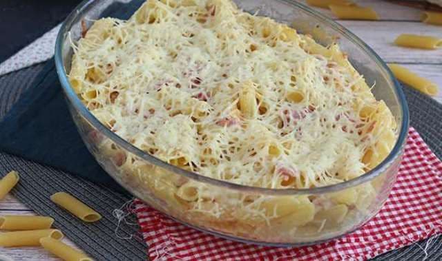 Penne gratinate
