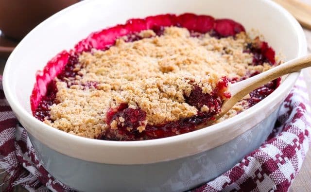 Crumble cu prune