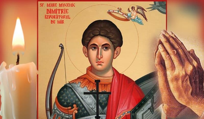 Rugăciune puternică de Sfântul Mucenic Dimitrie, Izvorâtorul de Mir