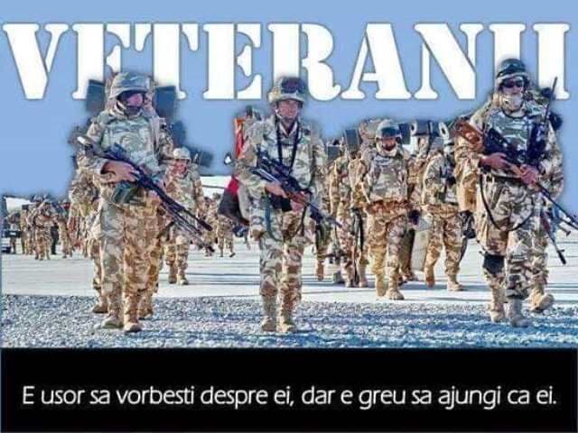 11 Noiembrie - Ziua Veteranilor din Teatrele de Operații
