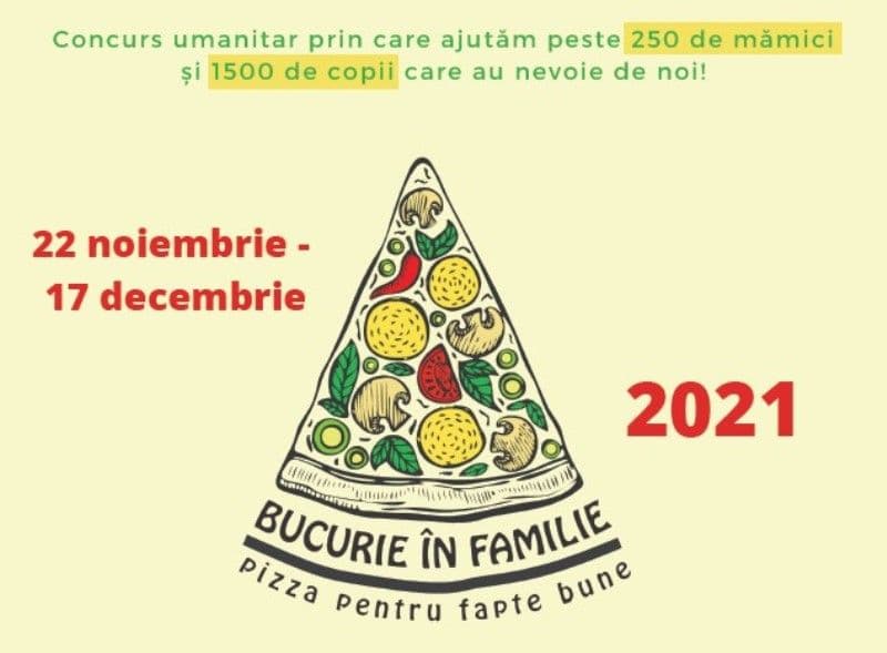 Campania „Bucurie în familie – pizza pentru fapte bune” în școlile din municipiul Dorohoi