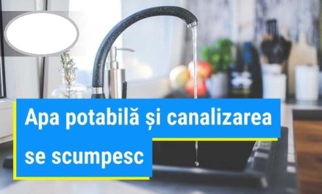 NOI prețuri la apa potabilă și la canalizare-epurare începând cu 1 decembrie 2021