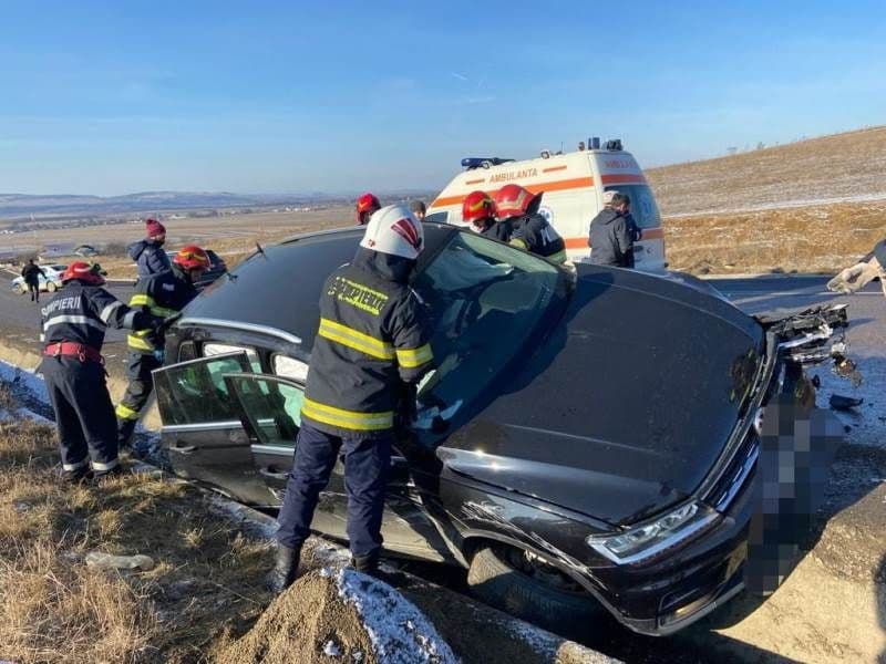 Accident cu trei victime la Vorona! Două mașini au intrat în coliziune – FOTO