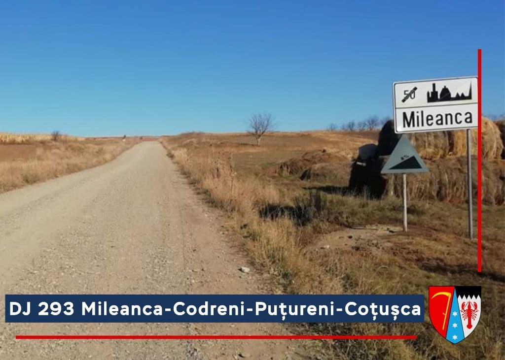 DJ 293, Mileanca - Codreni - Putureni - Cotusca