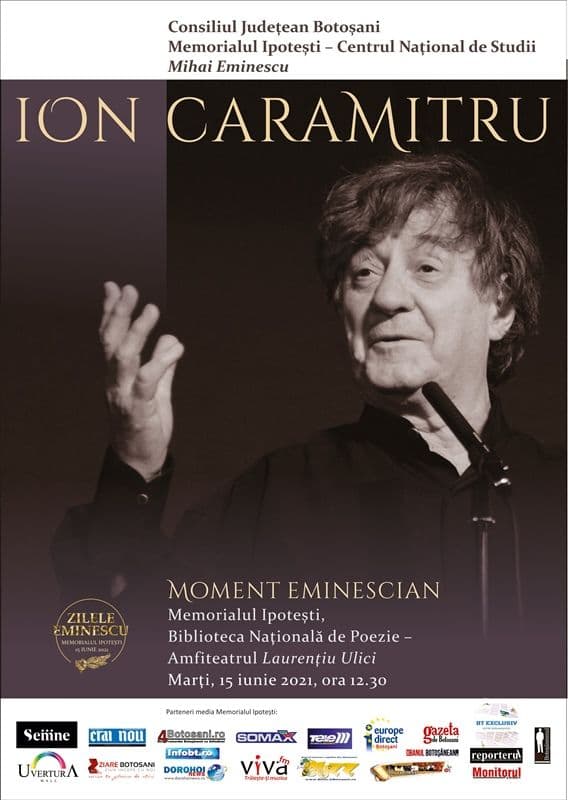 Afis recital I.Caramitru2021iunie