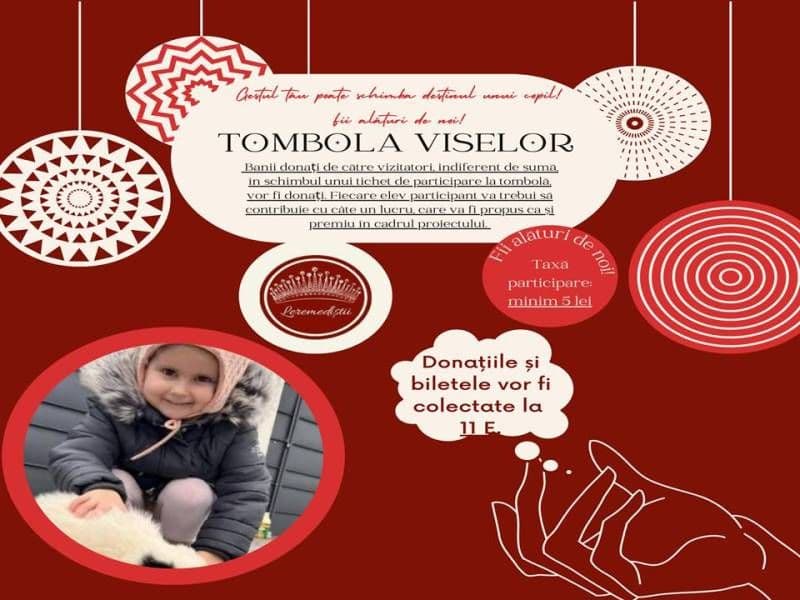 Tombola Viselor - Liceul „Regina Maria” Dorohoi lansează un apel umanitar!