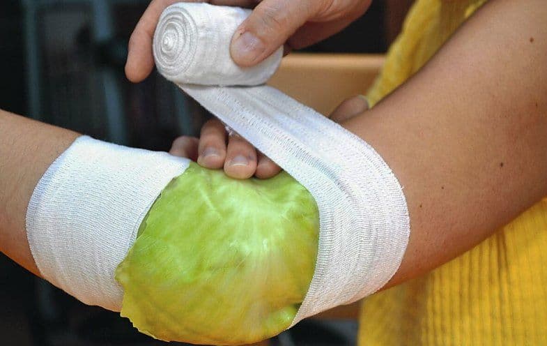 Utilizarea verzei în tratamentele externe