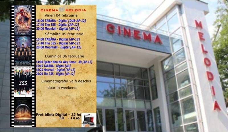Vezi ce filme vor rula la Cinema „MELODIA” Dorohoi, în săptămâna 4 – 10 februarie – FOTO
